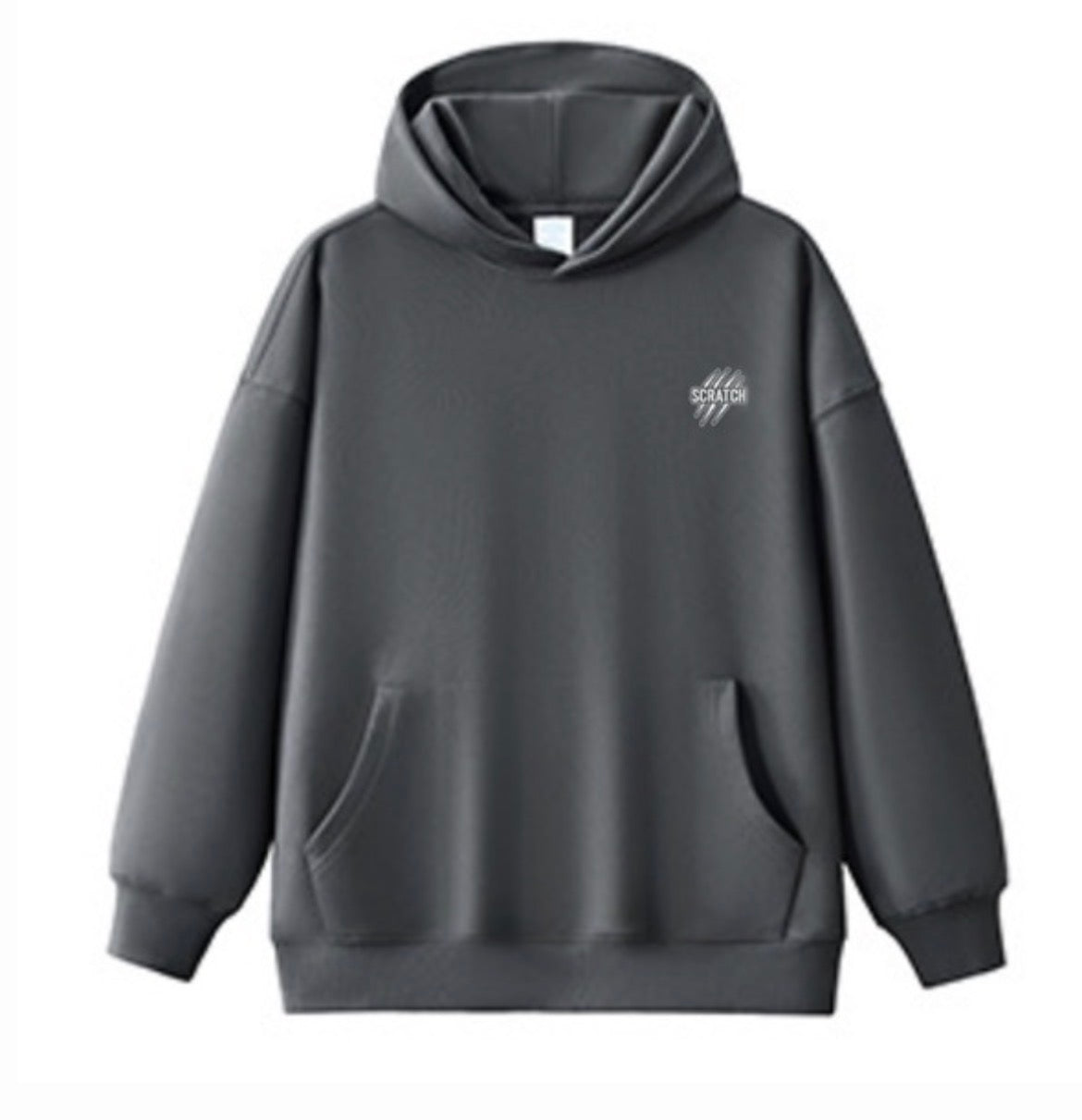 Scratch Crew Grey Pullover Hoodie