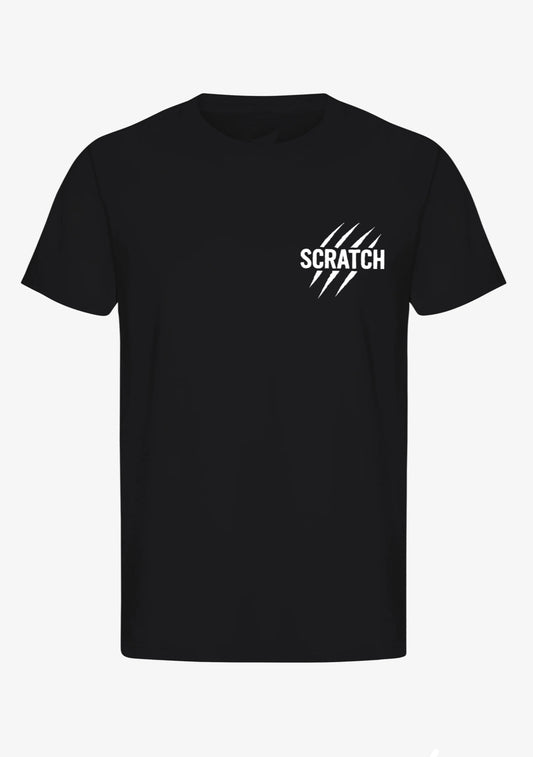 White Monochrome Scratch T-shirt