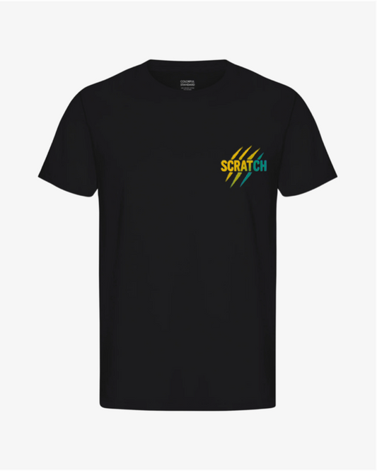 Black Gradient Scratch T-shirt