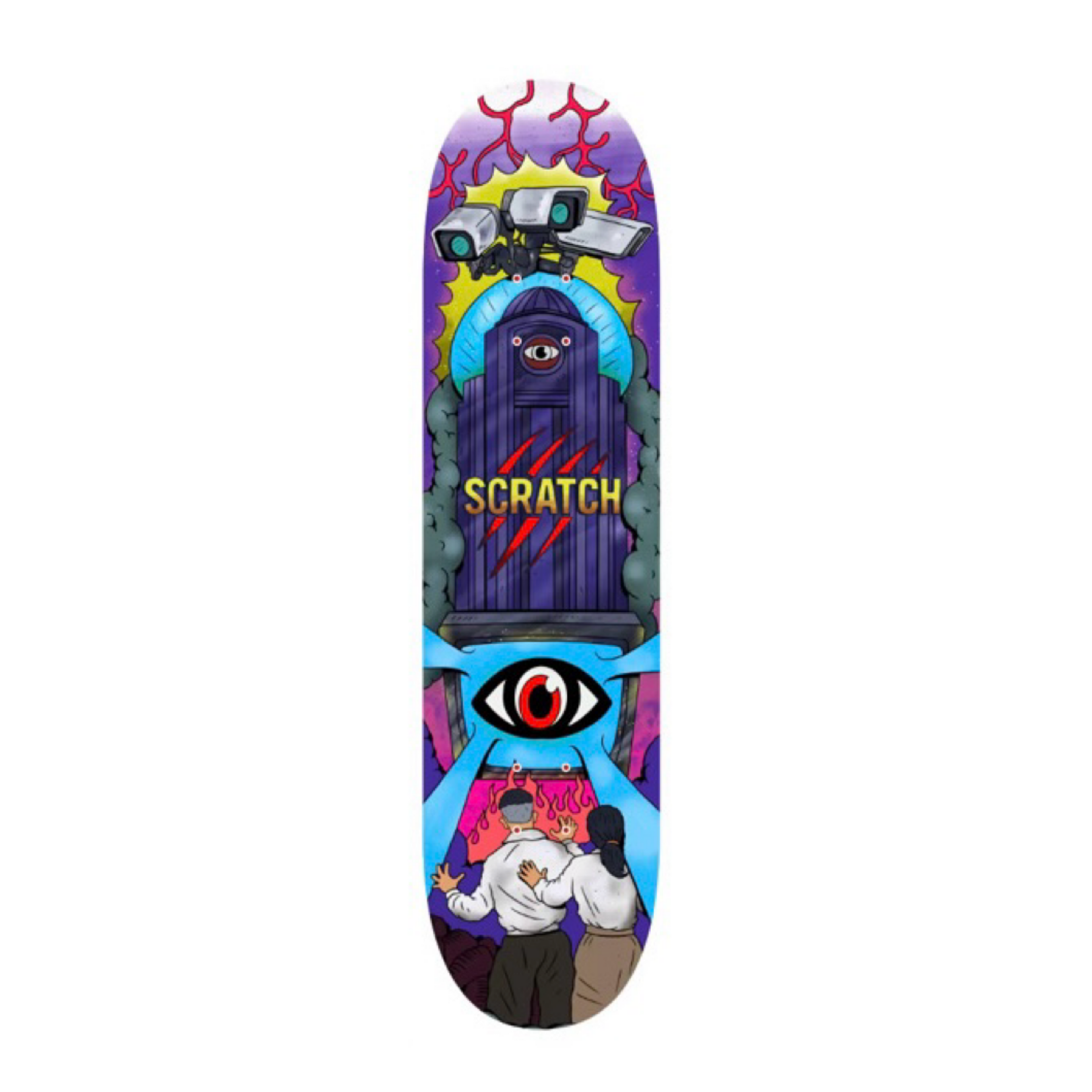 Scratch BB84 Skateboard Deck
