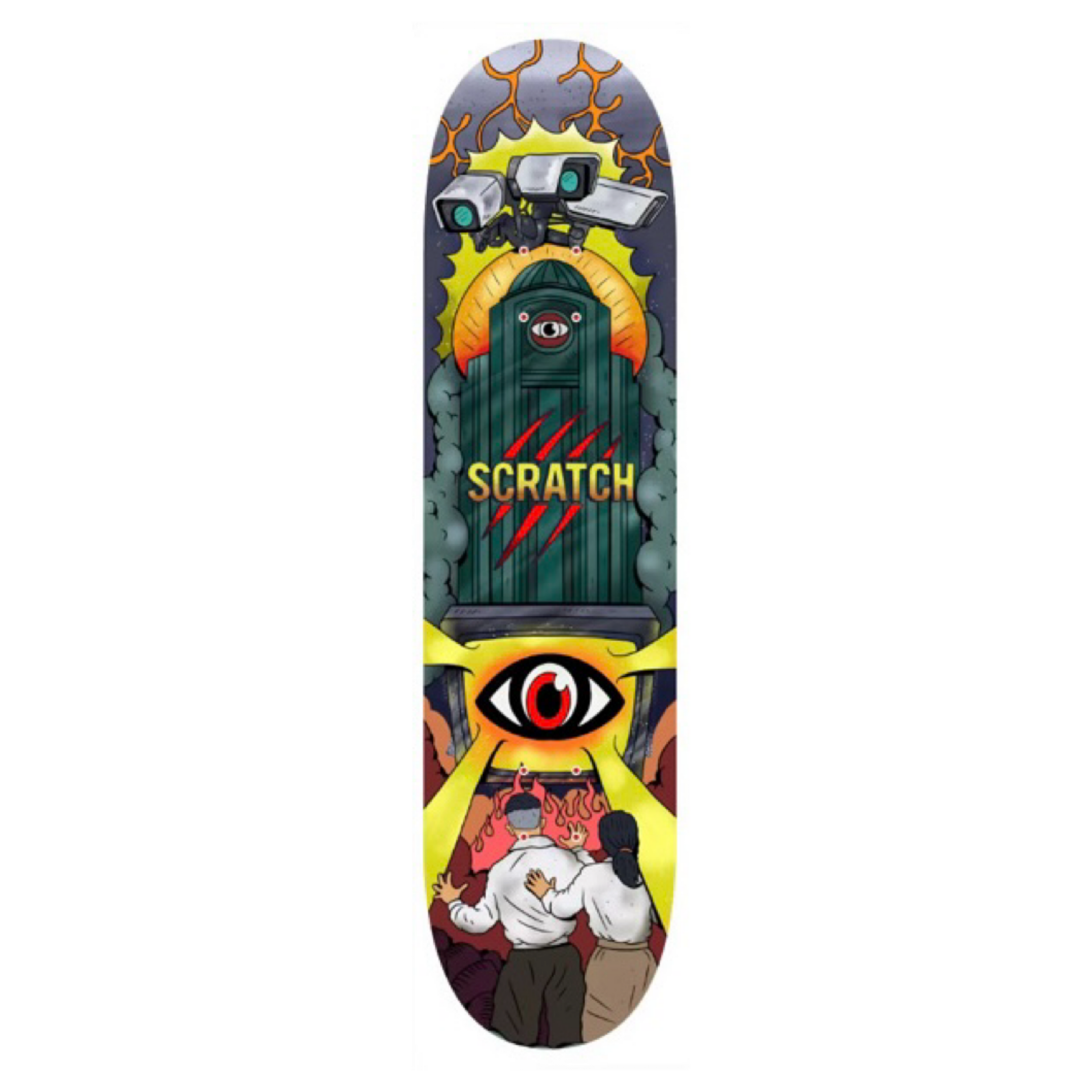 Scratch BB84 Skateboard Deck
